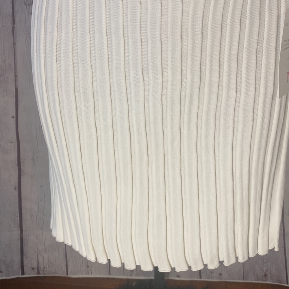 NWT  NICHOLE LYNEL MINI WHITE SKIRT SET - Picture 6 of 10